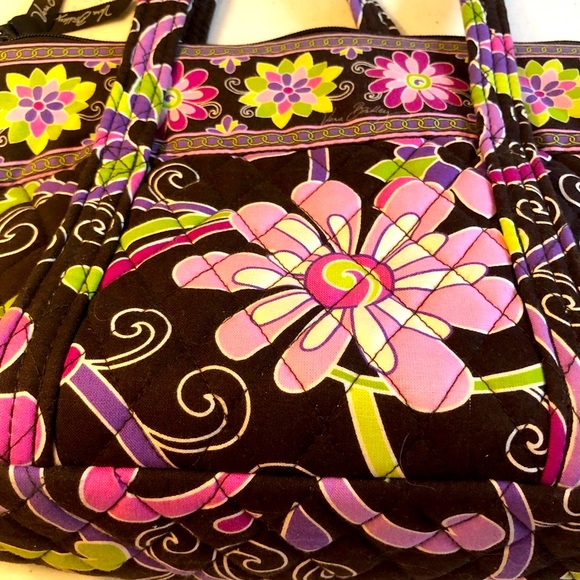 Vera Bradley Purple Punch Little Betsy Purse - Picture 8 of 11